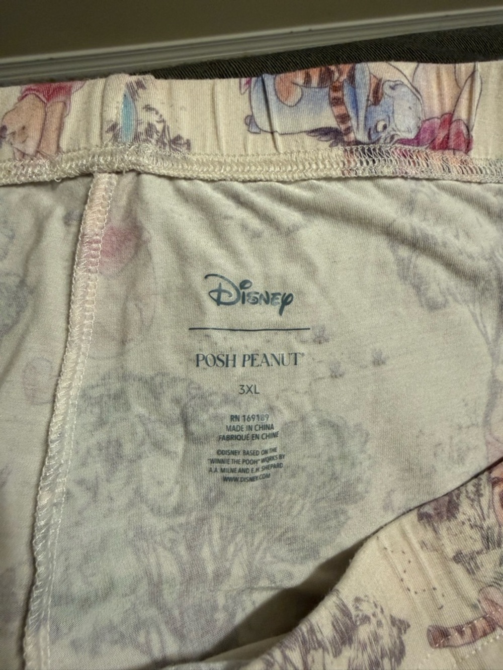 Posh Peanut Disney Winnie the Pooh Pajama Set in 3XL - Picture 5 of 5